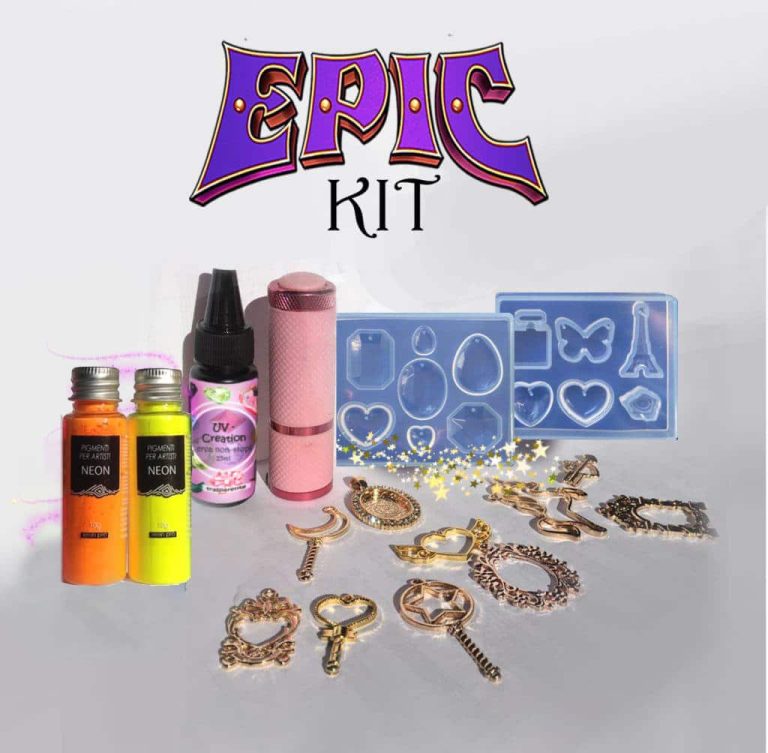 Kit completi Resina UV - EPIC KIT STAMPI RETTANGOLARI