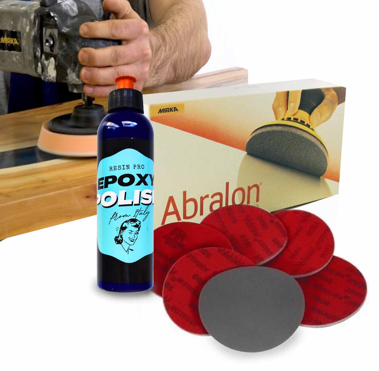 Medium Resin Sanding and Polishing Starter Kit With MICRO ABRASION, Sand  Paper up to 10 000 Grit 