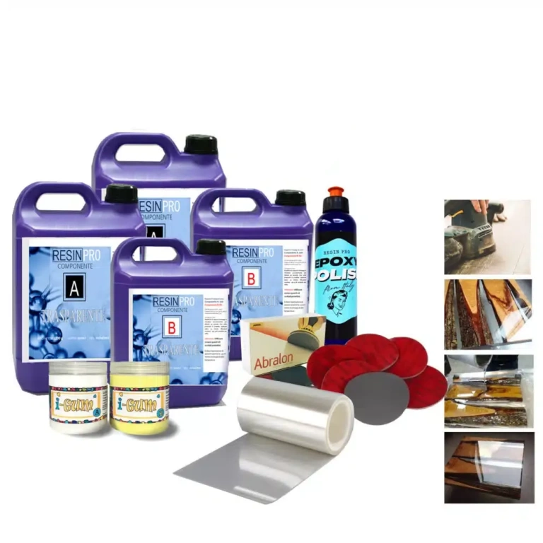KIT PER LA PREPARAZIONE DI RIVER TABLES : Crea il tuo Tavolo il Legno e Resina partendo da zero!