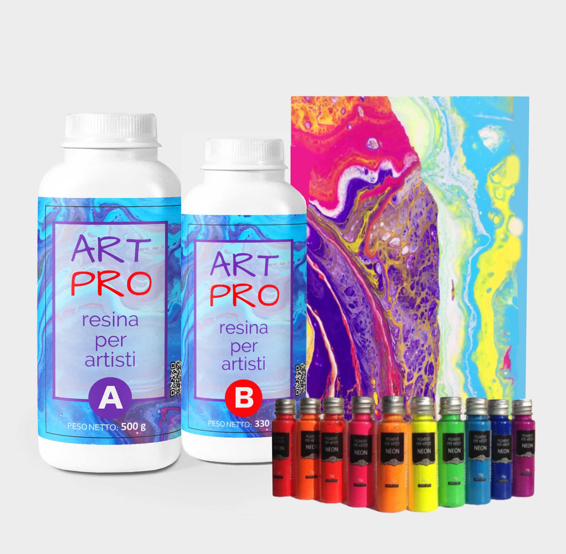 Resin Pro ® 9 Kg Resina Epossidica Art Pro Deluxe: Ideale Per