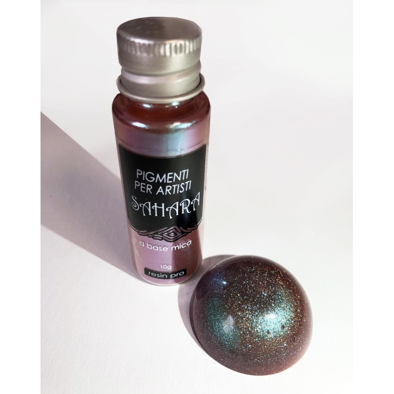 Pigmenti iridescenti a base mica - Sahara Chameleon 10gr - 04-Rubino Blu Metallic