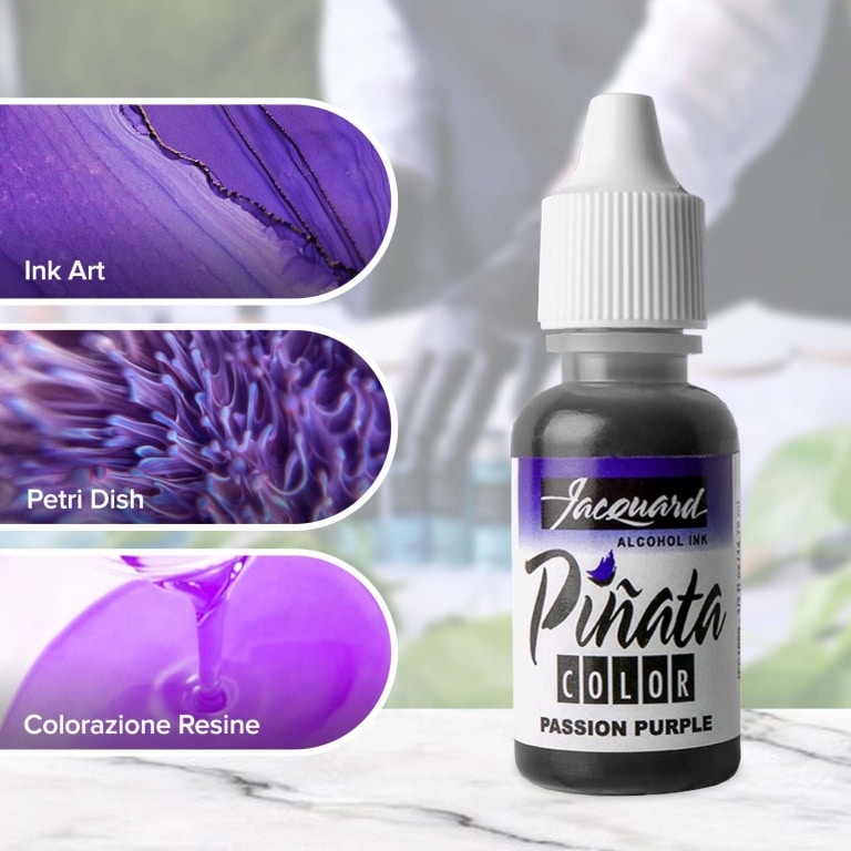 Inchiostro colorato Jacquard Piñata Effetto Esplosione - Passion Purple