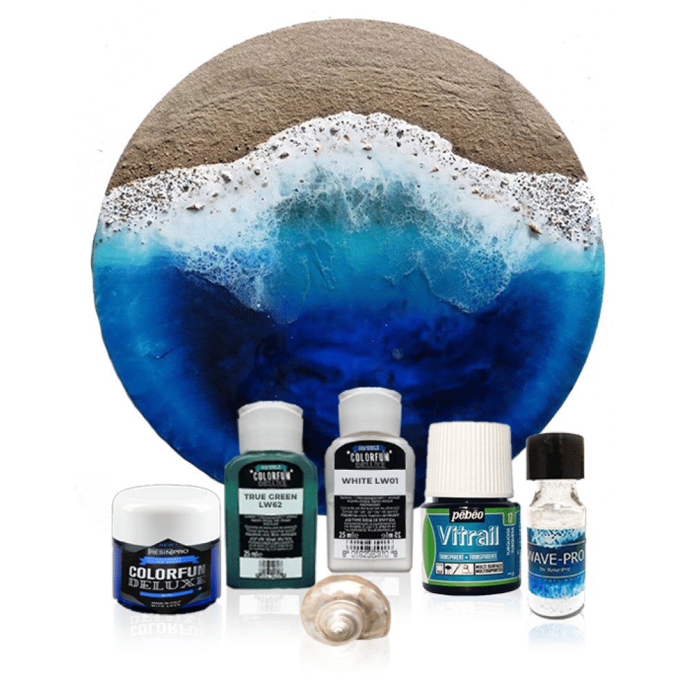 Kit Resina Epossidica Trasparente BBLTIFF 2.04L – 1:1 Con Colori, Glitter, Guanti, Misurini E Pinzette, Ideale Per Gioielli E Decorazioni DIY
