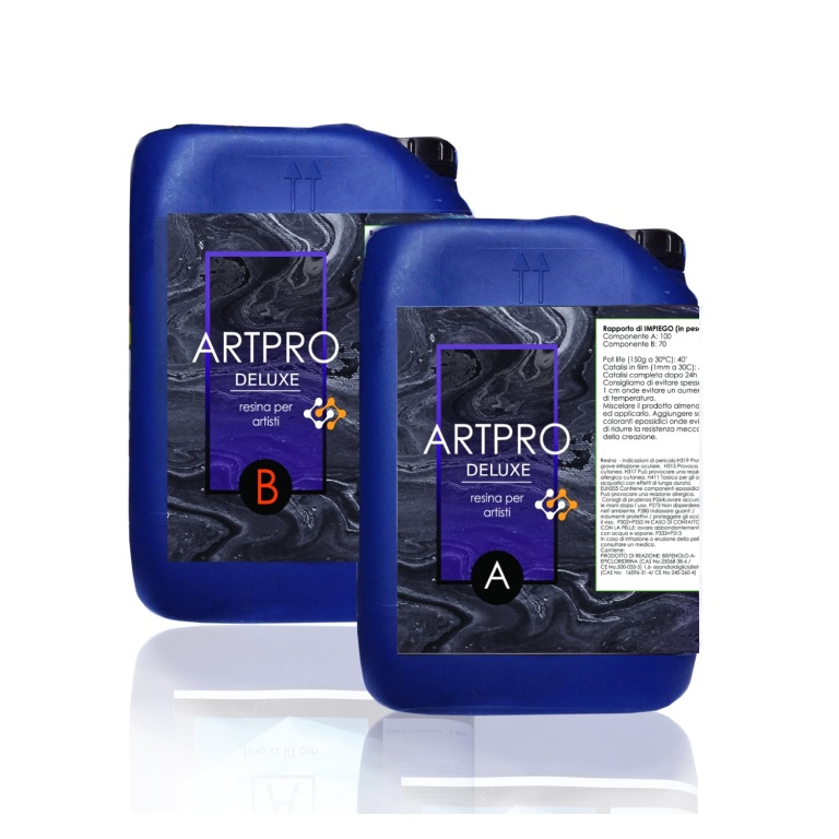 ART PRO DELUXE Resina epossidica trasparente ad Alta Densità - 9 kg