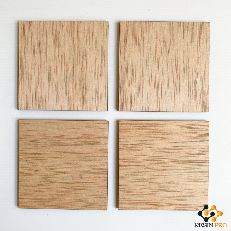 Sottobicchieri quadrati da 10cm - 6pz