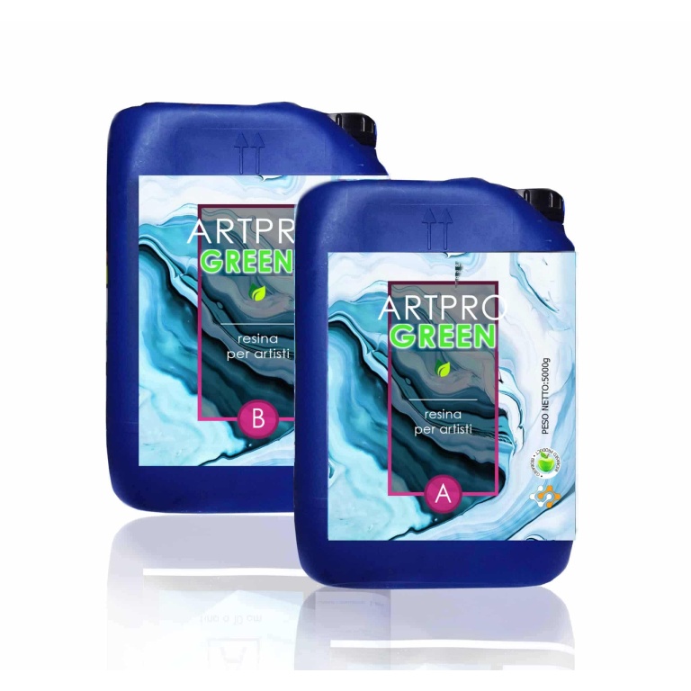 Art Pro Green: Resina trasparente con componenti biologici - 8.33 KG