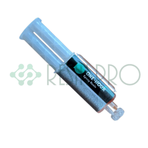 Colla epossidica bicomponente in siringa doppia