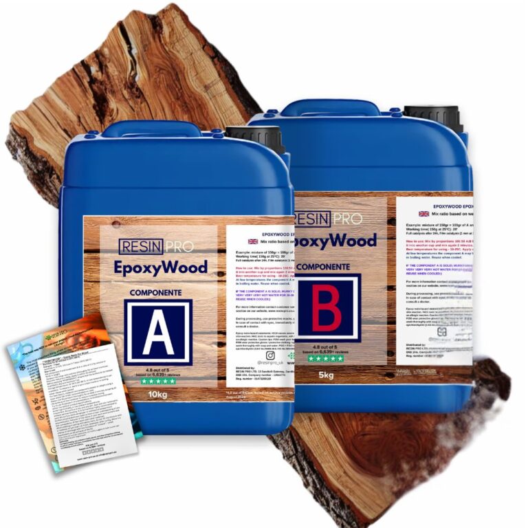 Resina Epossidica per Legno Protettiva – EpoxyWood - 15 KG
