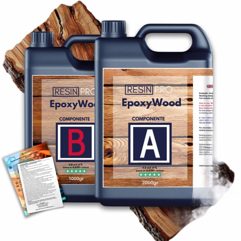 Resina Epossidica per Legno Protettiva – EpoxyWood - 3 KG