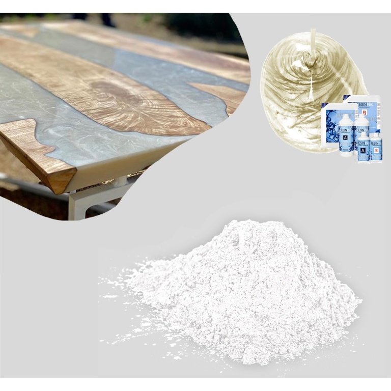 SAHARA - Pigmento Metallico per Resine - BIANCO 100 gr