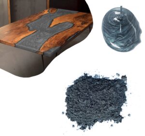 SAHARA - Pigmento Metallico per Resine - GRIGIO SCURO 100 gr