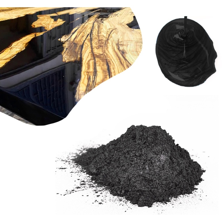 SAHARA - Pigmento Metallico per Resine - NERO 100 gr