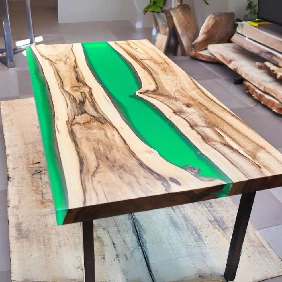 Resina Epossidica RESIN PRO EPOXYTABLE 10 - Per Colate Fino A 10 Cm, Tavoli In Legno E Resina, Made In Italy 1,25 Kg - Foto 3