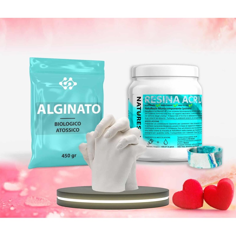 KIT BELLEZZA 3D - Kit per Calco Mani. Crea la tua scultura 3D!