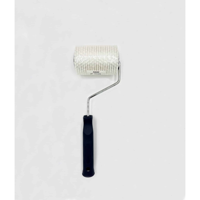 Rullo ad aghi anti-bolle per resinatura di superfici e pavimenti - Piccolo 10cm