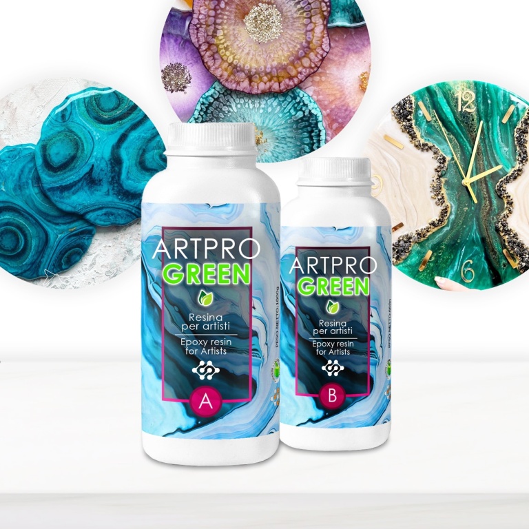 Art Pro Green: Resina trasparente con componenti biologici