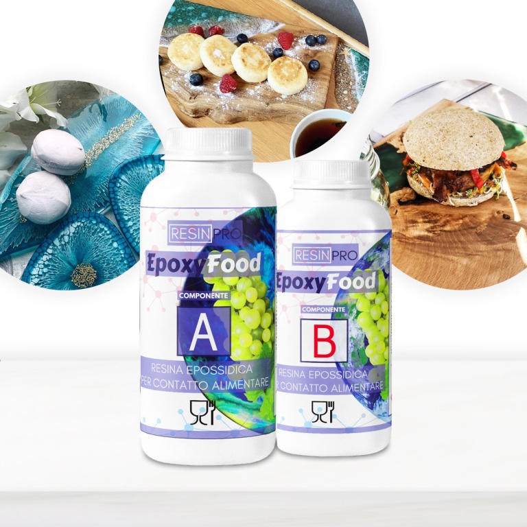 EpoxyFood - Resina trasparente per contatto alimentare