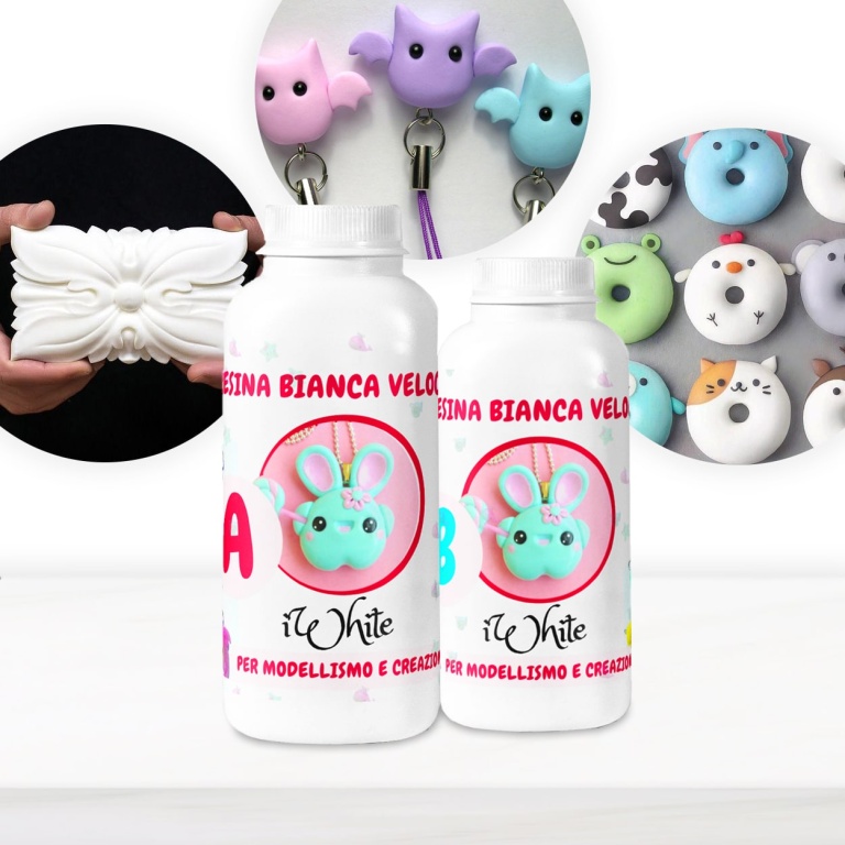 IWHITE Resina Bianca  Atossica - Pronta in 10 minuti!