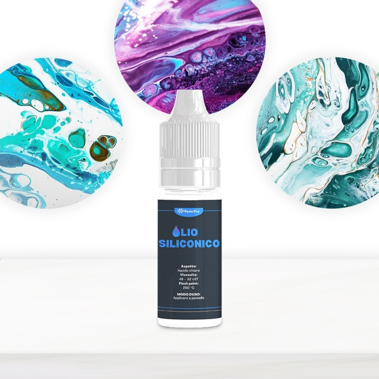 Olio siliconico per protezione stampi e ResinArt