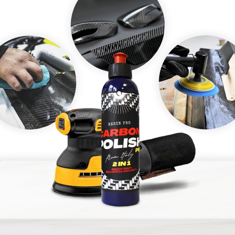 Crema Carbonpolish per lucidare superfici scure
