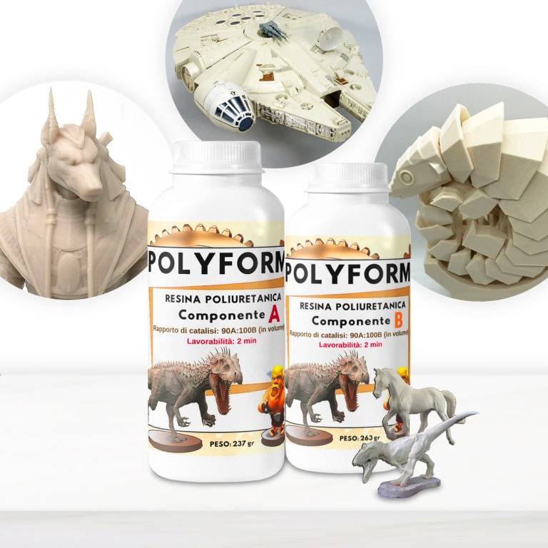 Polyform: Resina poliuretanica da colatura