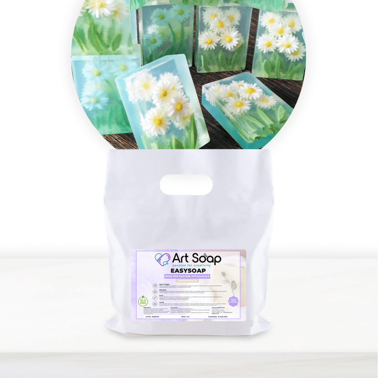 EasySoap - La Base per Saponi Artigianali Facile, Sicura e Versatile - Trasparente, 2 kg