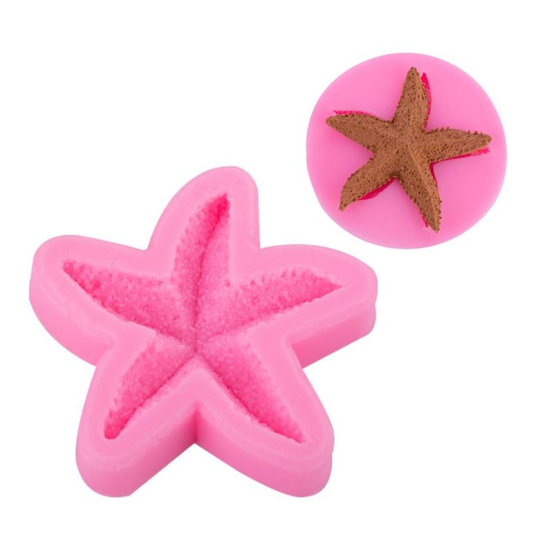 Stampo Stella Marina in Silicone per Sapone Artigianale