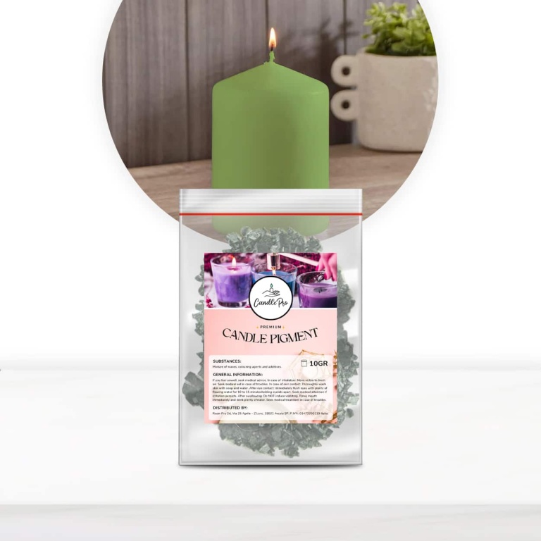 Coloranti per Candele, Cere e Paraffine! ColorCandle: - Verde Chiaro