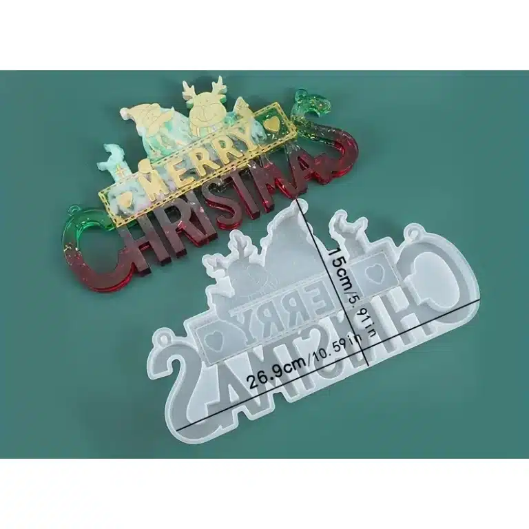 Stampo BUON NATALE con cervo per Decorazioni natalizie fai da te