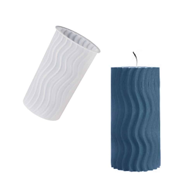 Stampo in silicone - Candela Onde Incantante CandleMold