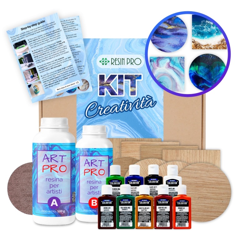 Sottobicchieri in Resina - Kit completi fai da te