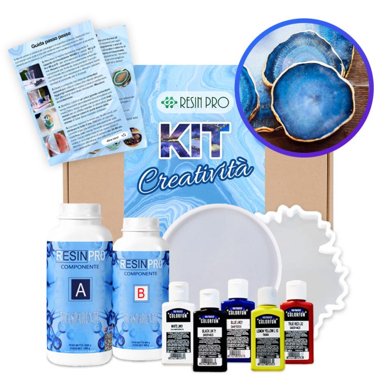 Sottobicchieri in Resina - Kit completi fai da te