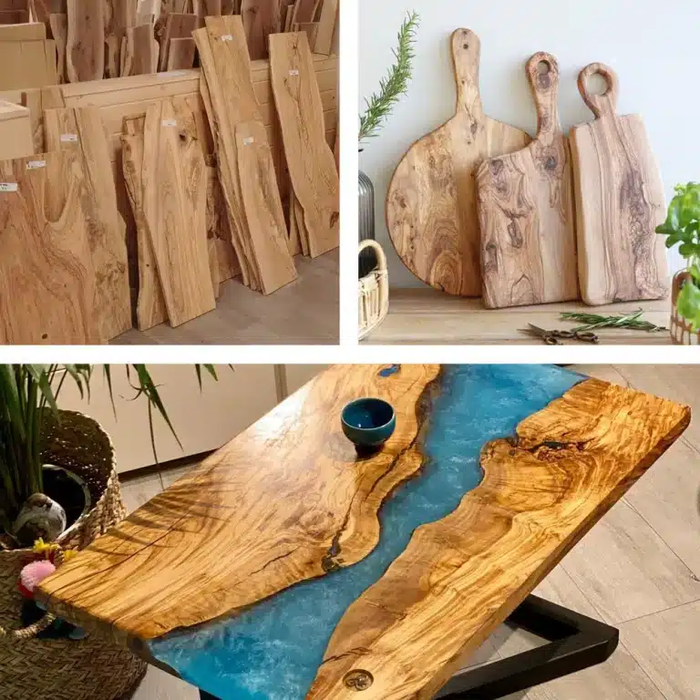 Tavole legno di Ulivo Piallato