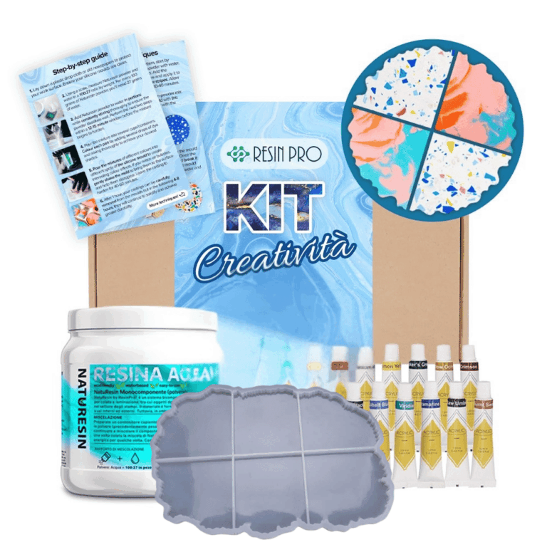 KIT Creatività: crea oggetti decorativi in resina