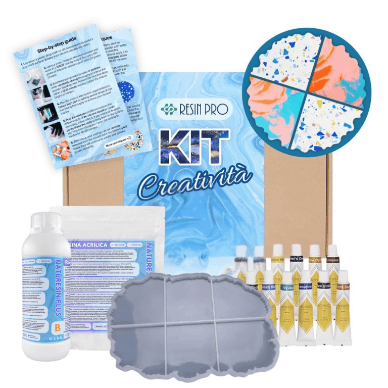 KIT Creatività: crea oggetti decorativi in resina - Kit NaturesinPlus
