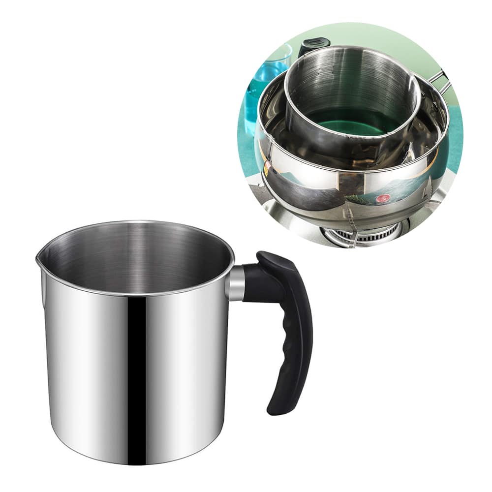 Pentolino Metallico da 1,8 Litri per la Fusione della Cera