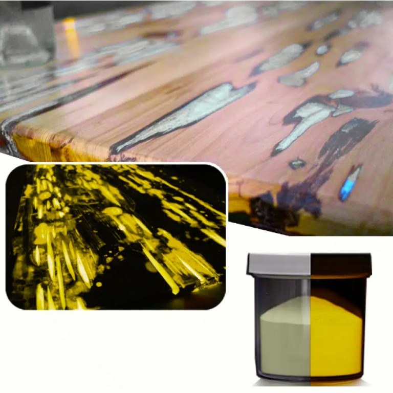 Pigmenti a base bianca visibili al buio - GIALLO 20g