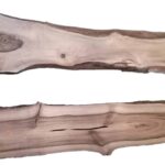 2 ASSI DI NOCE SPAGNOLO 120-130CM X 4,5CM DI SPESSORE – Crea il tuo primo tavolo River