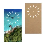 Pannello in Legno (MDF) per Orologio da Parete Personalizzato 50*28 cm