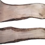 2 ASSI DI NOCE SPAGNOLO 120-130CM X 3 CM DI SPESSORE – Crea il tuo primo tavolo River