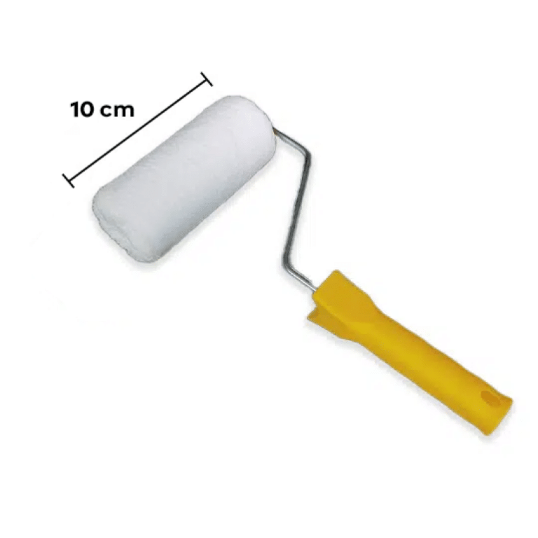Rullo di spugna per pavimenti e rivestimenti in resina: uniformità e perfetto livellamento - 10 cm
