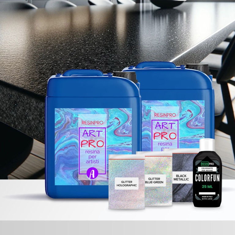 Kit top cucina - Granito Galaxy, Extra Large 16kg