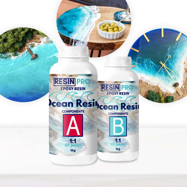 Ocean Resin - Resina speciale per Ocean Art ad alta densità e più resistente all'umidità