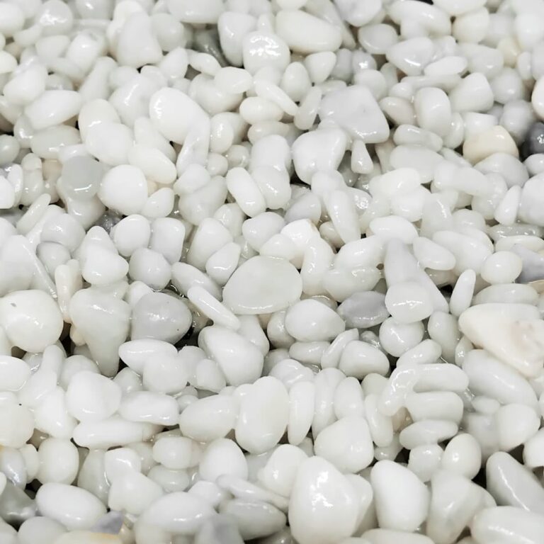Graniglie per Pavimenti Drenanti - Sacco 25 kg - Ideale per Spazi Esterni - Marmo bianco tipo Carrara