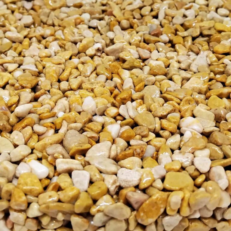 Graniglie per Pavimenti Drenanti - Sacco 25 kg - Ideale per Spazi Esterni - Marmo giallo tipo Mori