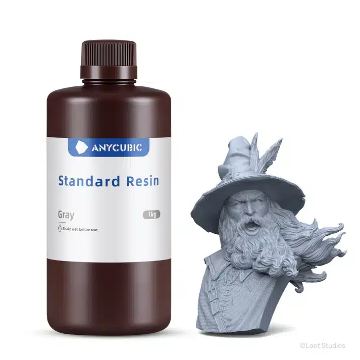 Resina per Stampanti 3D Standard Grigia Anycubic 3 kg Grigio