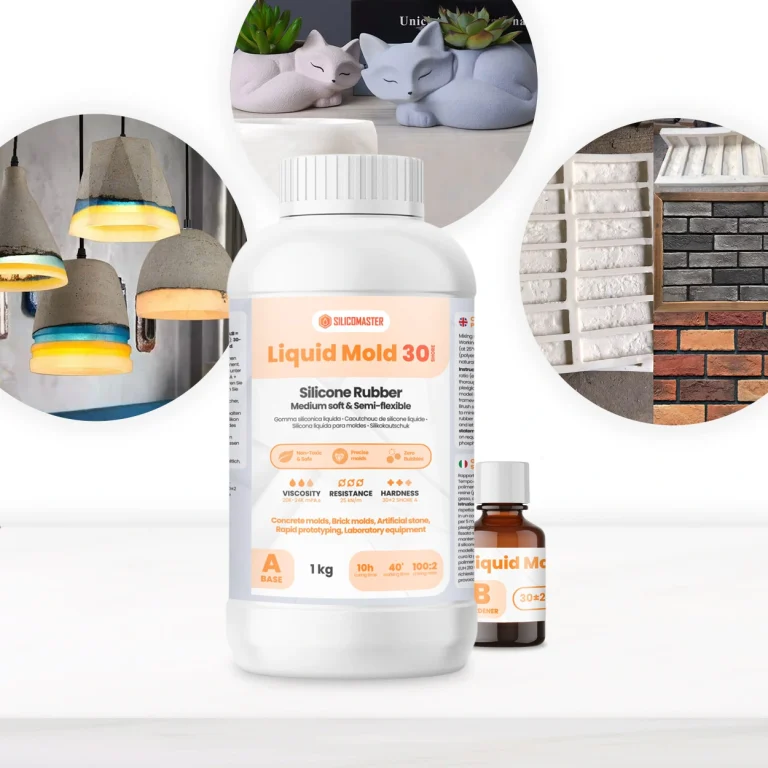 Liquid Mold 30 - Silicone per Stampi Resilienti e Materiali Pesanti - 1 kg