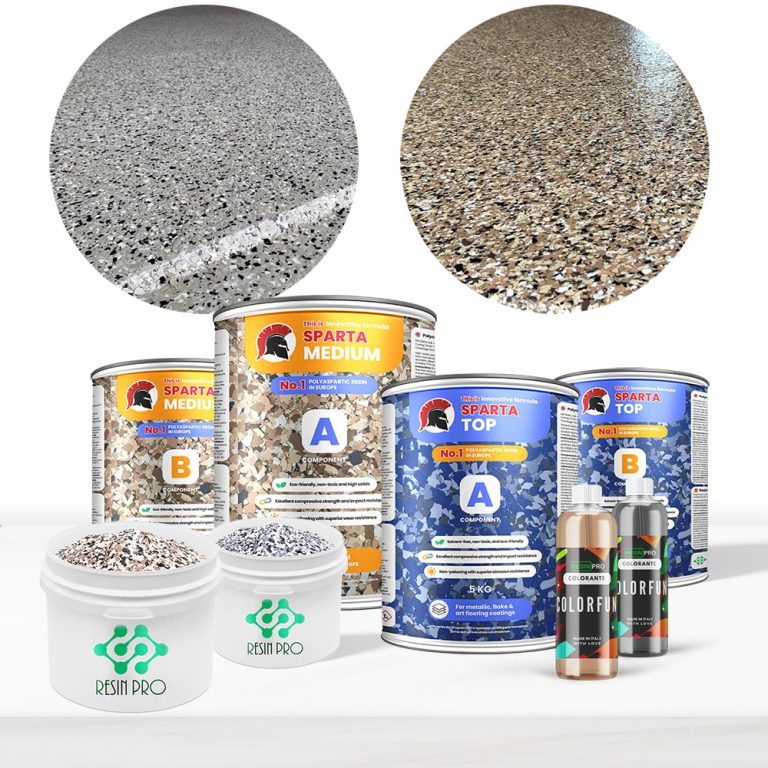 KIT COMPLETO SPARTA - Tutto-in-uno per pavimenti perfetti: Resistenza eccezionale all'usura