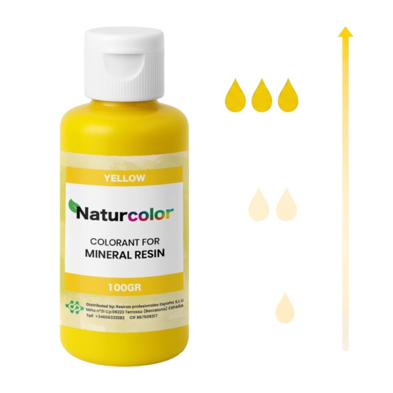 Pigmenti a base acqua per resina acrilica Naturesin - NaturColor - Giallo