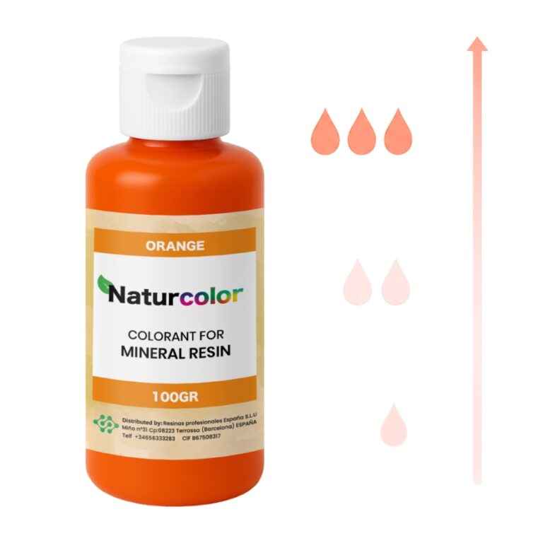 Pigmenti a base acqua per resina acrilica Naturesin - NaturColor - Arancione